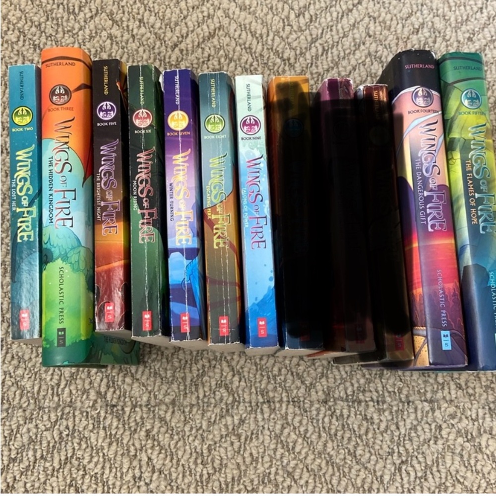 INCOMPLETE Wings Of Fire Series By Tui T. Sutherland Used